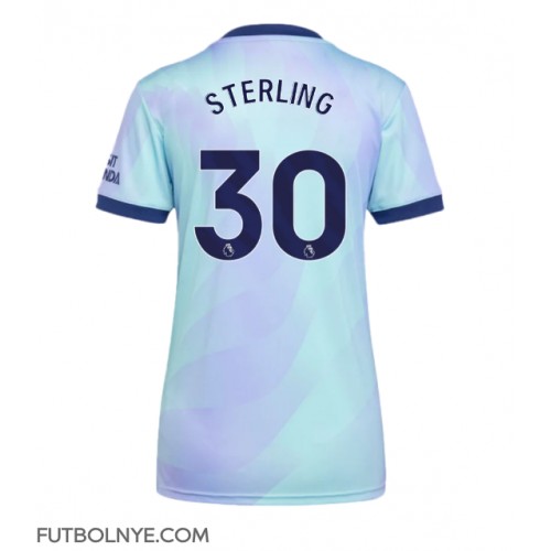 Camiseta Arsenal Raheem Sterling #30 Tercera Equipación para mujer 2024-25 manga corta